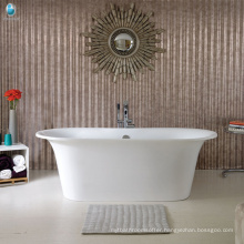 Bathroom design cupc outdoor swimming pool free standing solid surface limestone resin bathtub